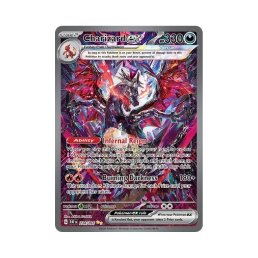 Pokemon TCG Charizard ex SIR Paldean Fates (English Ver.)