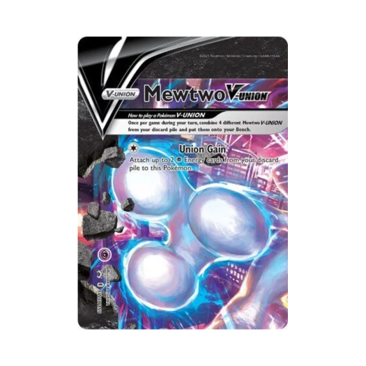 포켓몬 TCG 뮤츠 V UNION P 소드 & 실드 프로모카드 (영문판)