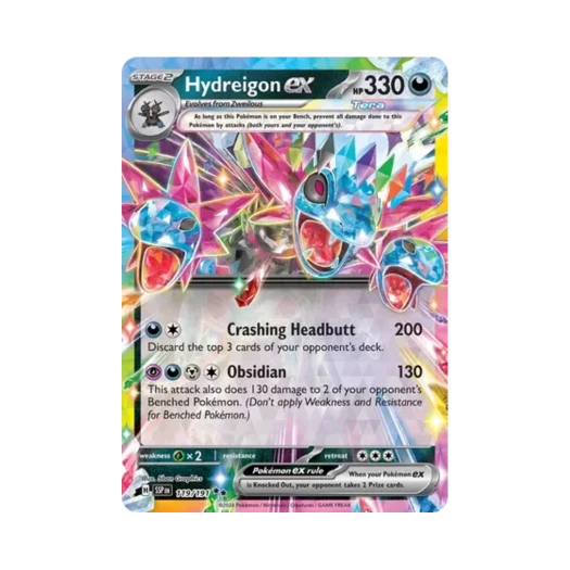 Pokemon TCG Hydreigon ex DR Surging Sparks (English Ver.)