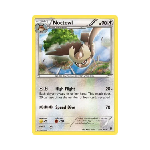 포켓몬 TCG 야부엉 R 브레이크스루 (영문판)