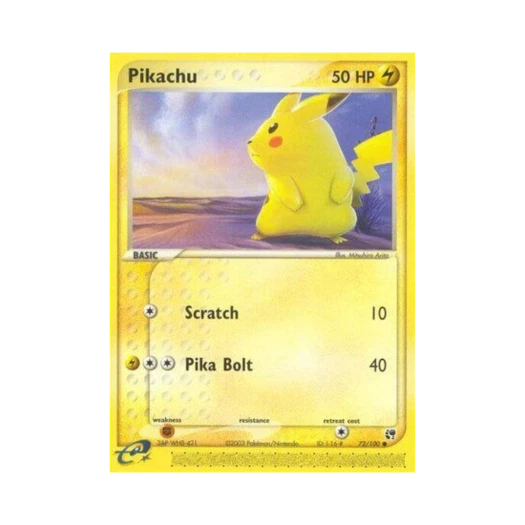 Pokemon TCG Pikachu C EX Sandstorm (English Ver.)