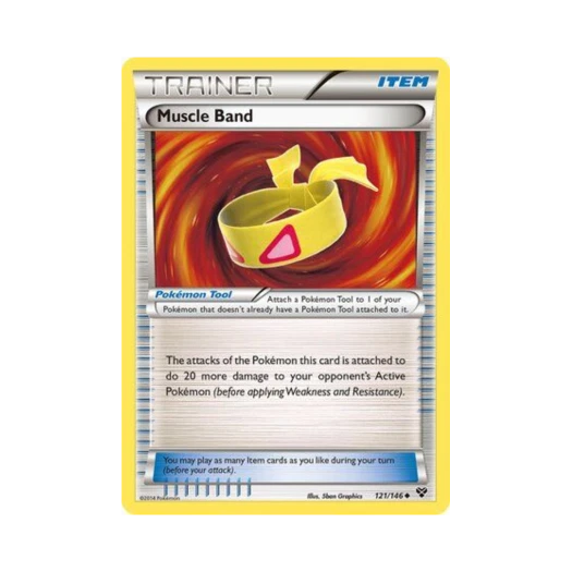 Pokemon TCG Muscle Band U XY (English Ver.)