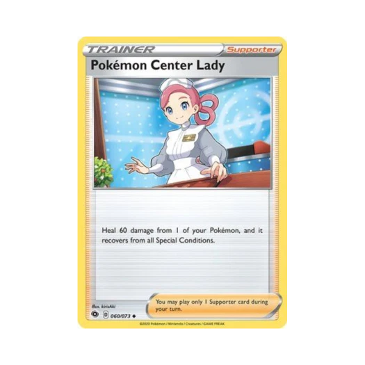 Pokemon TCG Pokemon Center Lady U Champion's Path (English Ver.)