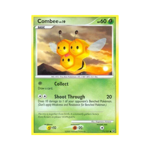 포켓몬 TCG 세꿀버리 C 플래티넘 (영문판)