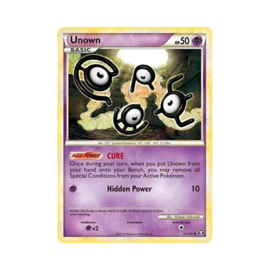 포켓몬 TCG 안농 U 트라이엄펀트 (영문판)
