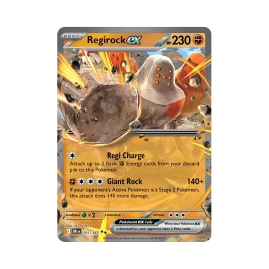 포켓몬 TCG 레지락 ex DR 데스티니드 라이벌스 (영문판)