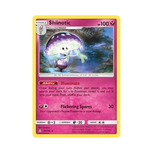Pokemon TCG Shiinotic R Ultra Prism (English Ver.)