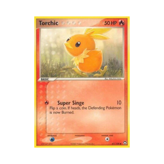포켓몬 TCG 아차모 C EX 파워 키퍼스(영문판)