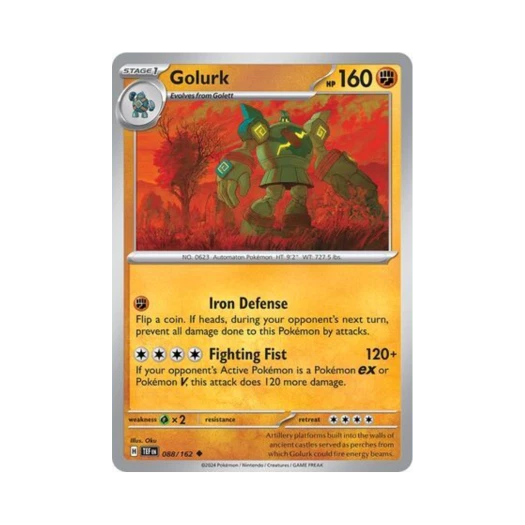 포켓몬 TCG 골루그 U 템포럴 포시스 (영문판) 카드 이미지