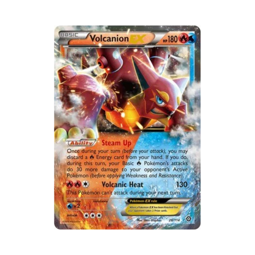 포켓몬 TCG 볼케니온 EX RHE 스팀 시즈 (영문판)