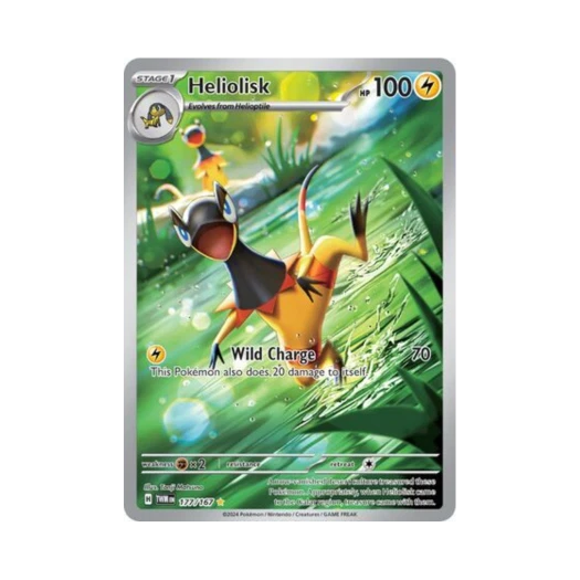 Pokemon TCG Heliolisk IR Twilight Masquerade (English Ver.)