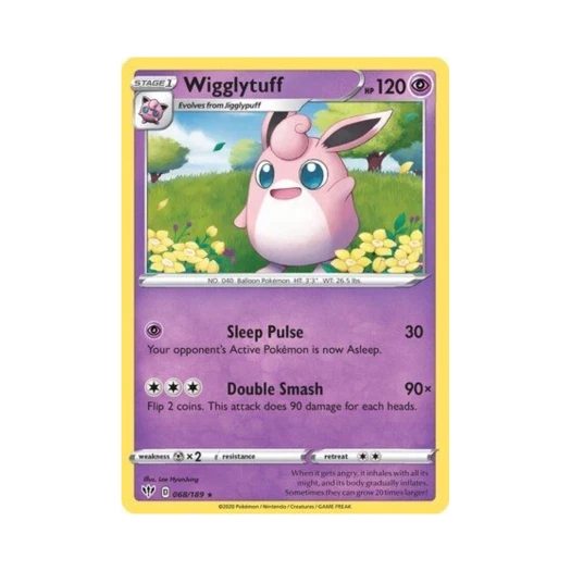 포켓몬 TCG 푸크린 R 다크니스 어블레이즈 (영문판)
