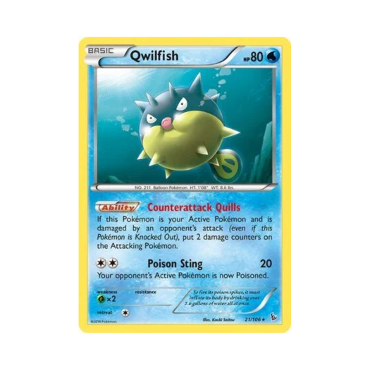 포켓몬 TCG 침바루 R 플래시파이어 (영문판)