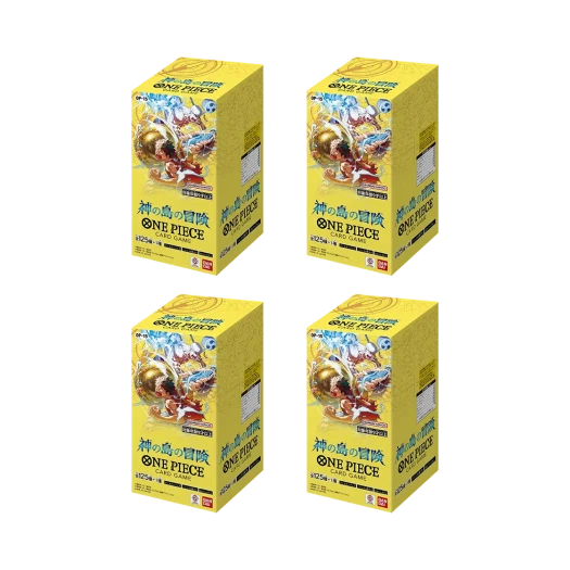 원피스 TCG OP-15 부스터 팩 신의 섬의 모험 4 박스 (96팩/일어판) 카드 이미지