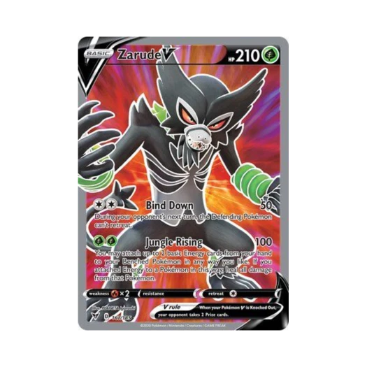 포켓몬 TCG 자루도 V RU 비비드 볼티지 (영문판)