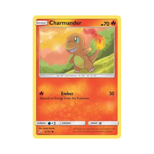 포켓몬 TCG 파이리 C 팀업 (영문판)
