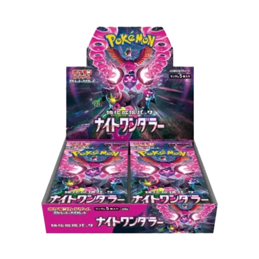 포켓몬 TCG 스칼렛 & 바이올렛 강화 확장팩 나이트원더러 박스 (일어판) 카드 이미지