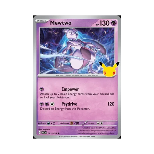 Pokemon TCG Mewtwo R 30th Celebration (English Ver.)