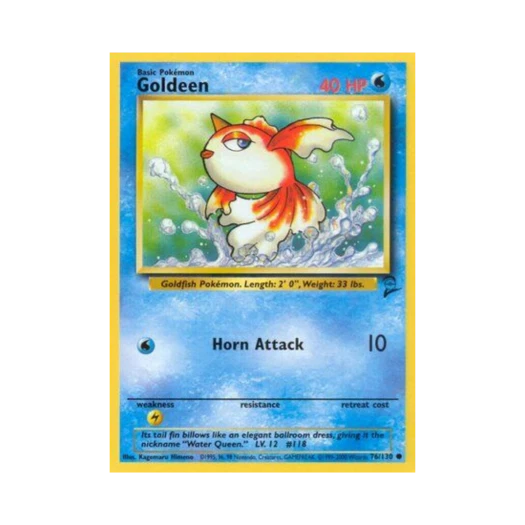 Pokemon TCG Goldeen C Base Set 2 (English Ver.)