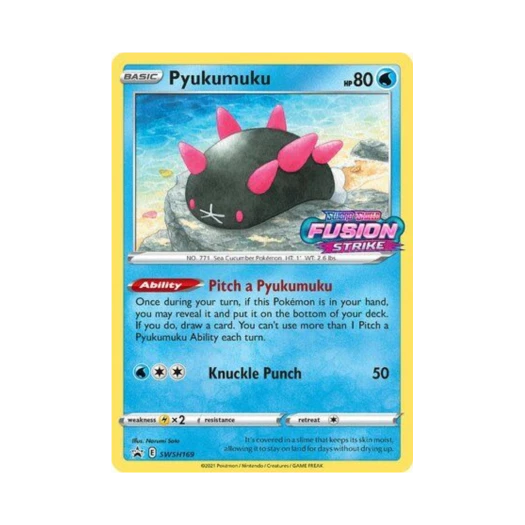 Pokemon TCG Pyukumuku P Sword & Shield Promos (English Ver.)
