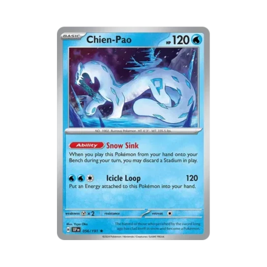 포켓몬 TCG 파오젠 R 서징 스파크 (영문판)
