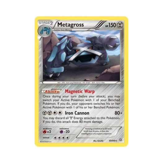 포켓몬 TCG 메타그로스 R 에인션트 오리진스 (영문판)