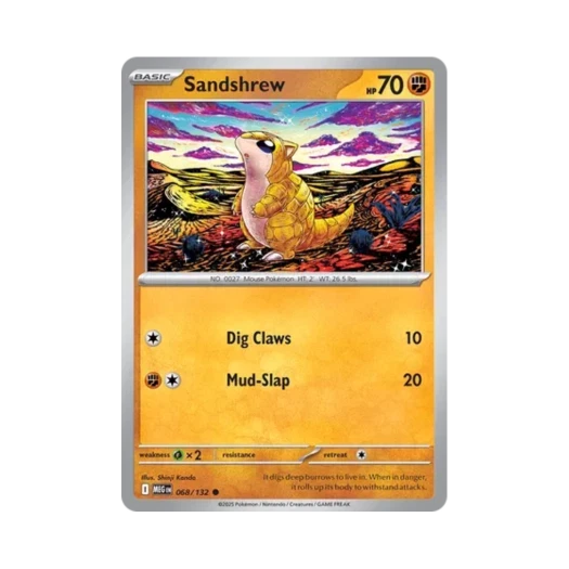 포켓몬 TCG 모래두지 C 메가 에볼루션 (영문판) 카드 이미지