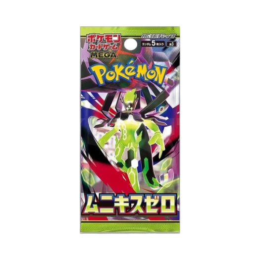 포켓몬 TCG 메가 확장팩 무니키스 제로 팩 (5장/일어판) 카드 이미지