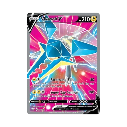 포켓몬 TCG 투구뿌논 V RU 다크니스 어블레이즈 (영문판)