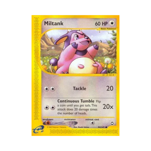 포켓몬 TCG 밀탱크 C 아쿠아폴리스 (영문판)