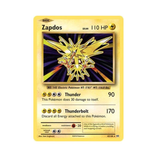 Pokemon TCG Zapdos RH Evolutions (English Ver.)