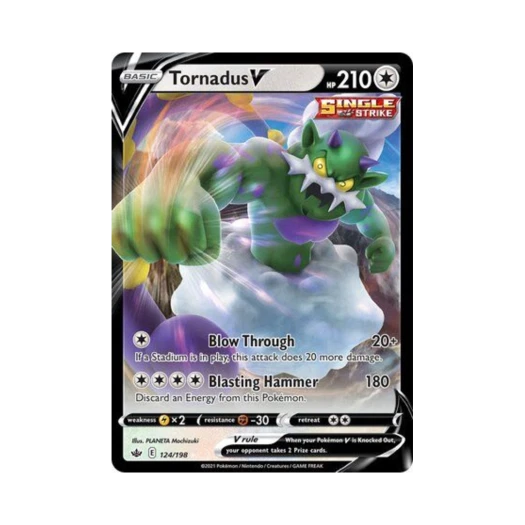 포켓몬 TCG 토네로스 V HRV 칠링 레인 (영문판)