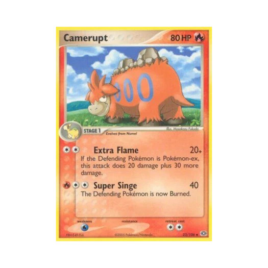Pokemon TCG Camerupt U EX Emerald (English Ver.)