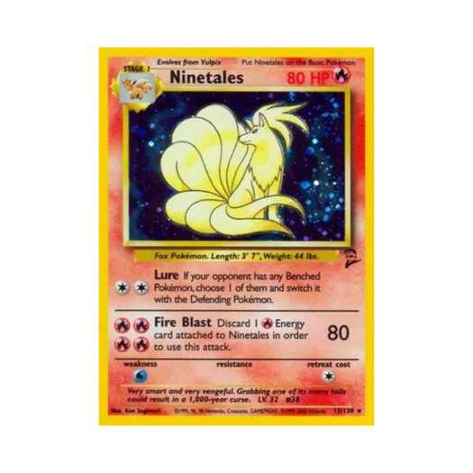 Pokemon TCG Ninetales Base Set 2 (English Ver.)