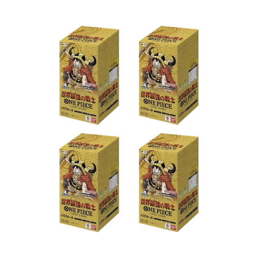 원피스 TCG OP-17 부스터팩 세계 최강의 전사 4 박스 (96팩/일어판) 상품 이미지