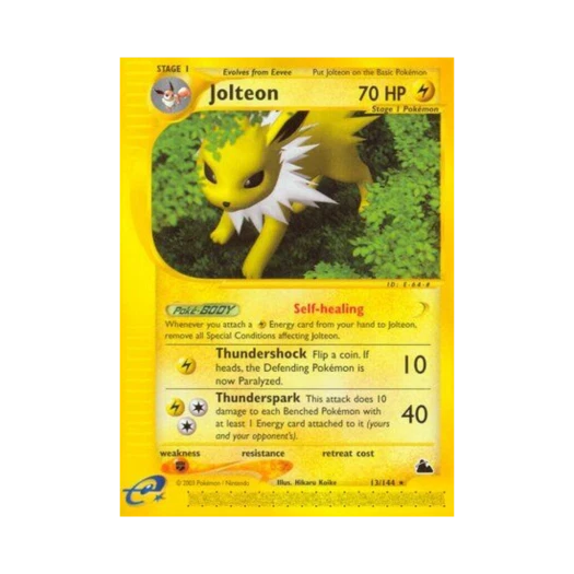 Pokemon TCG Jolteon R Skyridge (English Ver.)