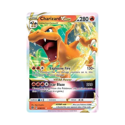 Pokemon TCG Charizard VSTAR HRV Brilliant Stars (English Ver.)