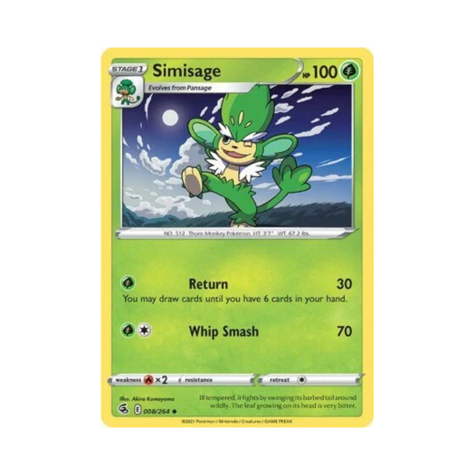 포켓몬 TCG 야나키 U 퓨전 스트라이크 (영문판)