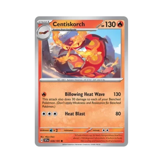 포켓몬 TCG 다태우지네 C 서징 스파크 (영문판) 카드 이미지