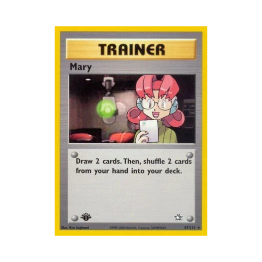 Pokemon TCG Mary R Neo Genesis (English Ver.)
