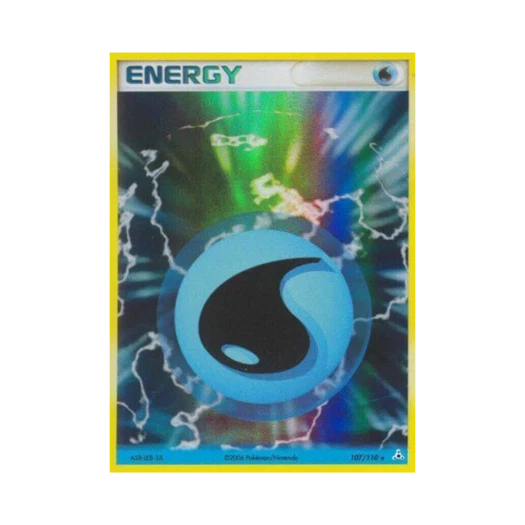 포켓몬 TCG 기본 물 에너지 RH EX 홀론 팬텀 (영문판)