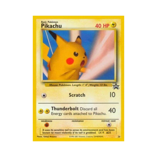 Pokemon TCG Pikachu P Wizards of the Coast Promos (English Ver.)