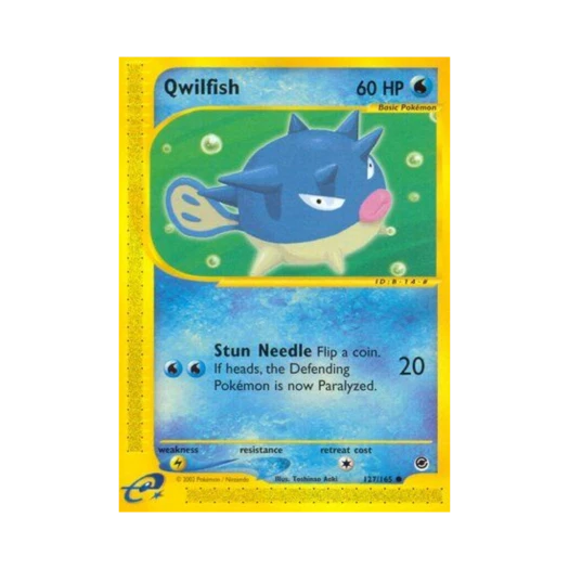 Pokemon TCG Qwilfish C Expedition Base Set (English Ver.)