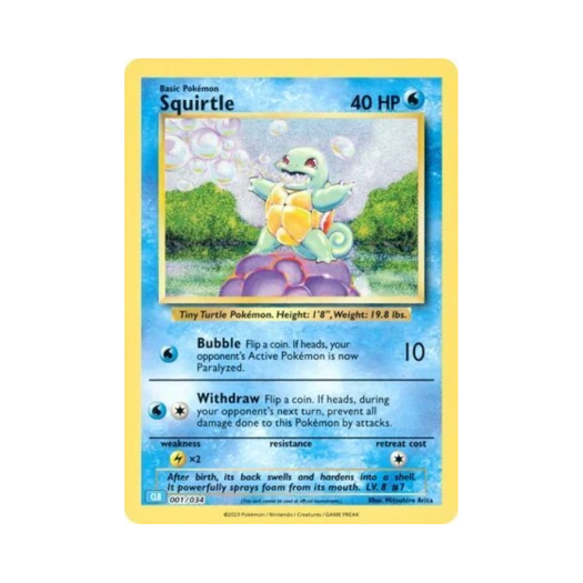Pokemon TCG Squirtle Pokemon TCG Classic (English Ver.)