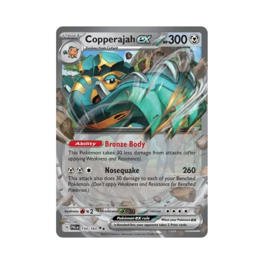 Pokemon TCG Copperajah ex DR Paldea Evolved (English Ver.)