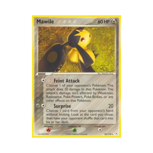 포켓몬 TCG 입치트 R EX 홀론 팬텀 (영문판)