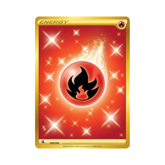포켓몬 TCG 기본 불꽃 에너지 RS 퓨전 스트라이크 (영문판)