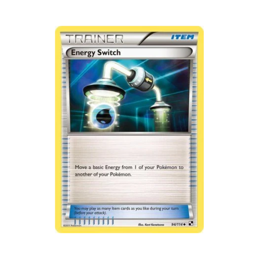 포켓몬 TCG 에너지 갈아 달기 U 블랙 & 화이트 (영문판)