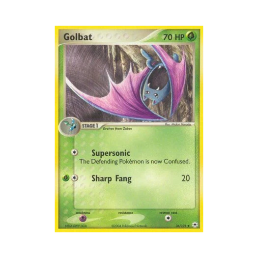 포켓몬 TCG 골뱃 U EX 히든 레전드 (영문판)