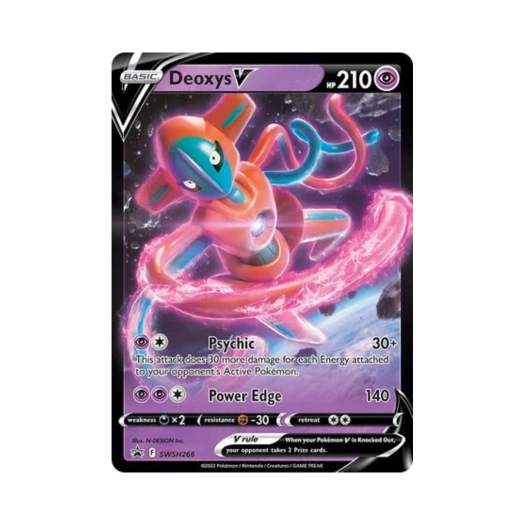 포켓몬 TCG 테오키스 V P 소드 & 실드 프로모카드 (영문판)